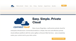 Desktop Screenshot of connectloud.com